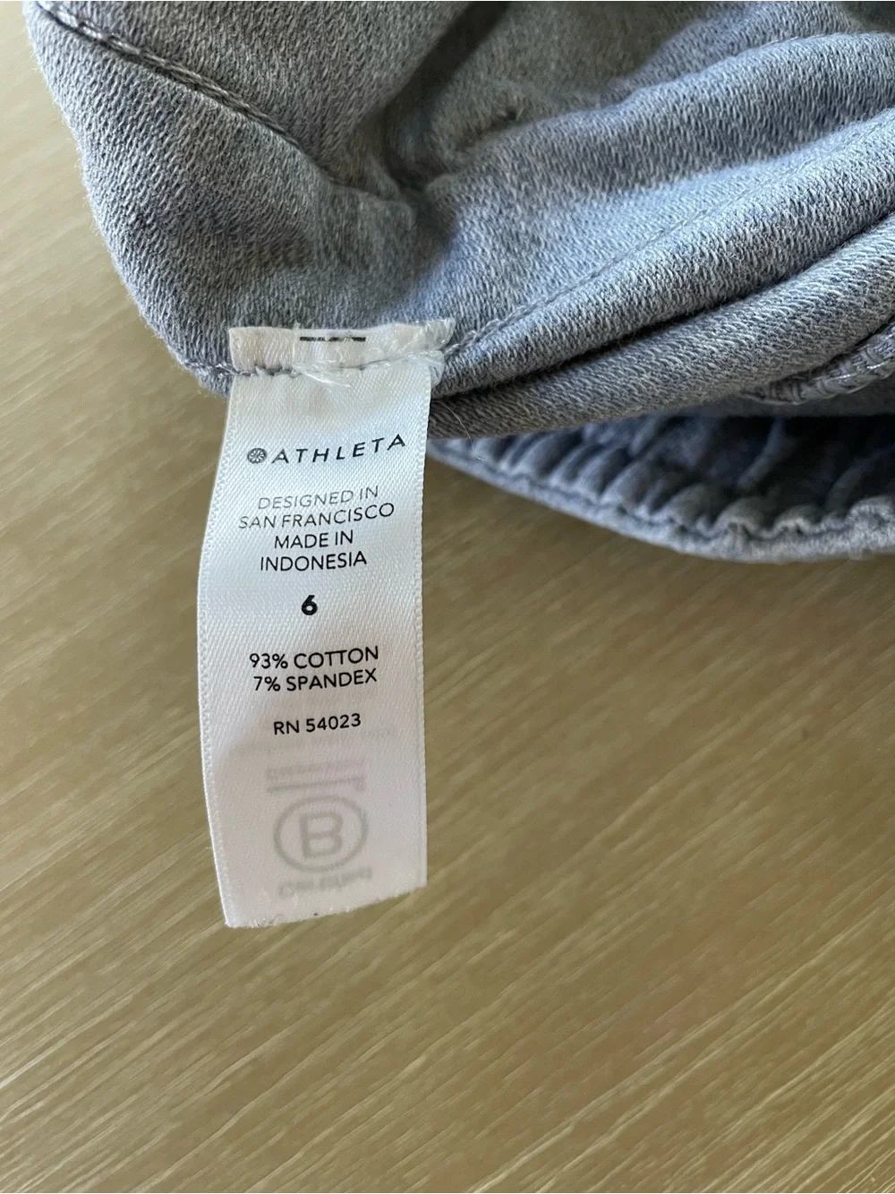 Athleta Farallon Heathered Wide Crop in Heather Blue-Gray - Picture 9 of 10